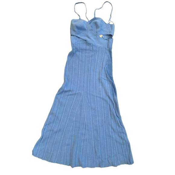 NWT ANNA QUAN Sabrina Cut-Out Rib Knit Midi Dress Size US/8 - Picture 6 of 13